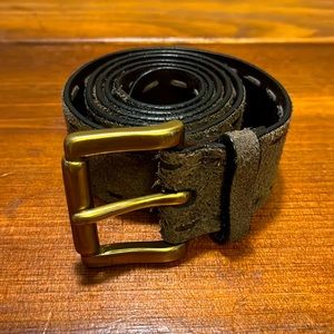 Cole Haan Grey Suede Belt (Men’s 36)